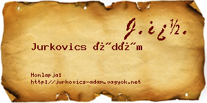 Jurkovics Ádám névjegykártya